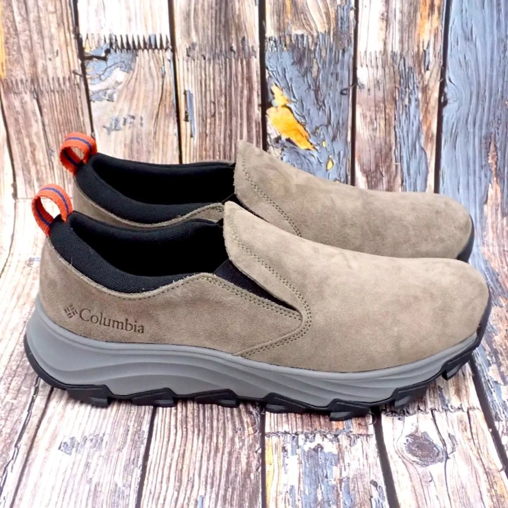 Columbia Men's Globe Adventurer Slip-On Suede Hiking Trail Walking Shoe Size 10
